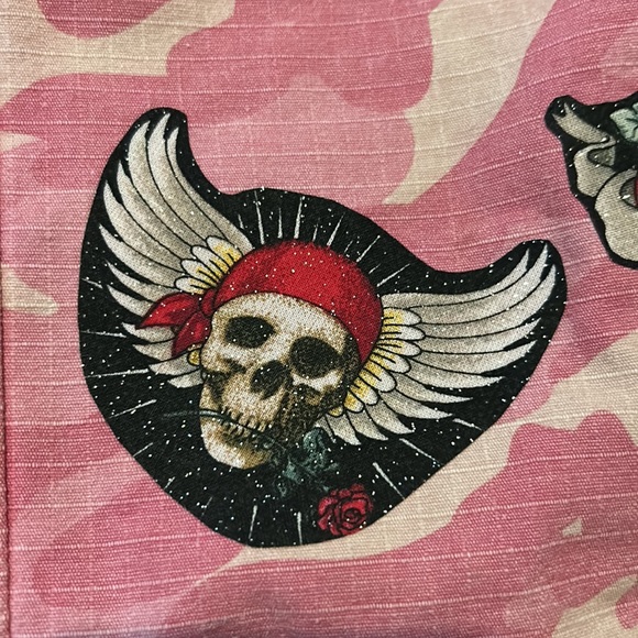 BETSEY JOHNSON MEETS VANS MEETS ED HARDY vibes   Unique bag for sure - Picture 7 of 12